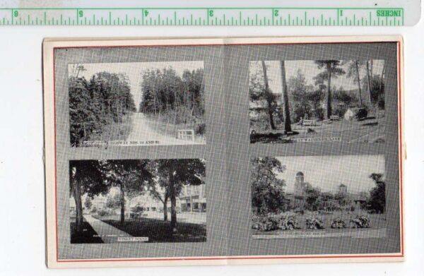 Candon Wisconsin Souvenir Greetings Fold Out Views Novelty Postcard AA91188 - Image 3