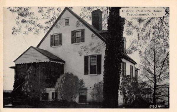 Tappahannock Virginia Historic Customs House Vintage Postcard AA91198