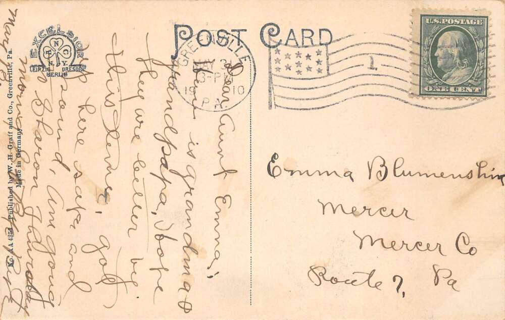 Greenville Pennsylvania St Pauls Orphans Home Vintage Postcard AA91520 - Image 2