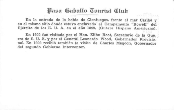 Cienfuegos Cuba Pasa Caballo Tourist Club Palm Trees Real Photo Postcard AA91550 - Image 2