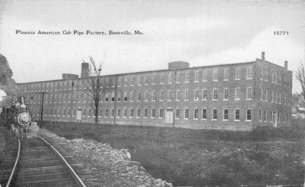 Boonville Missouri Phoenix American Cob Pipe Factory Vintage Postcard AA91734