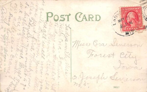 Ladysmith Wisconsin New High School Vintage Postcard AA91763 - Image 2