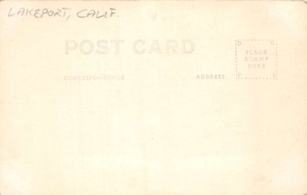 Lakeport California Business District Ice Cream Sports Real Photo PC AA91922 - Image 2