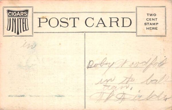 United Cigar Stores Anniversary Celebration Certificate Day Postcard AA91925 - Image 2