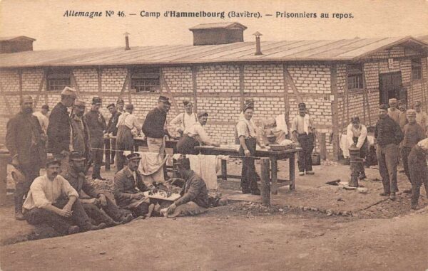 Hammelburg Germany POW Prisoners of War Camp WW1 Vintage Postcard AA91926