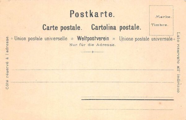 Schaffhausen Switzerland Train Station and Post Office Vintage Postcard AA91957 - Image 2