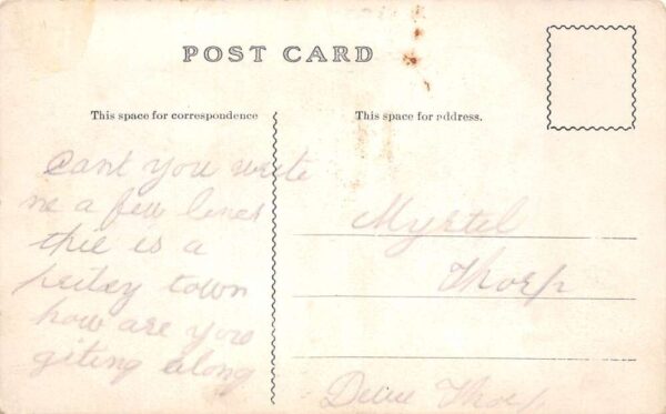 Oakes North Dakota High School Vintage Postcard AA91970 - Image 2