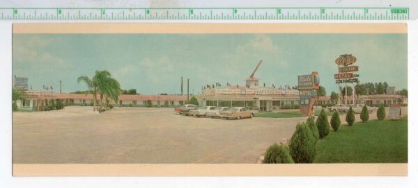 Haines City Florida State Restaurant and Motel Extra Wide Postcard AA91991