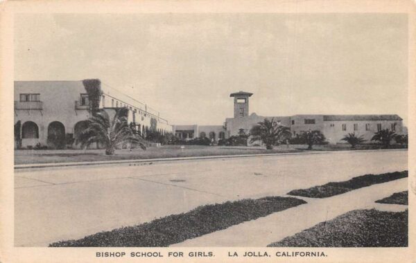 La Jolla California Bishop School for Girls Vintage Postcard AA92013