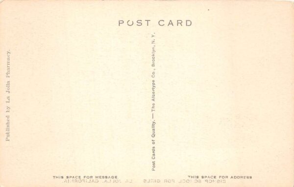 La Jolla California Bishop School for Girls Vintage Postcard AA92013 - Image 2