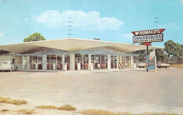 Venice Florida Smack McDonalds Restaurant Vintage Postcard AA92024