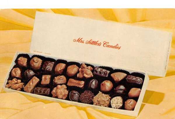 Cicero Illinois Mrs.Sittlers Candies Chocolate Ad Vintage Postcard AA92030