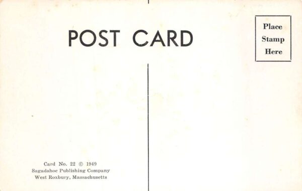 Georgetown Maine Post Office Vintage Postcard AA92040 - Image 2