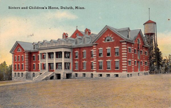 Duluth Minnesota Sisters & Children's Home, Color Lithograph, PC U21417
