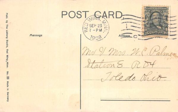 Prairie Island Sioux Indians Children with Dog Vintage Postcard AA92369 - Image 2