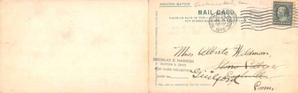 Sachemis Head Connecticut Surf from Vineyard Point Bi-Fold Postcard AA92396 - Image 2