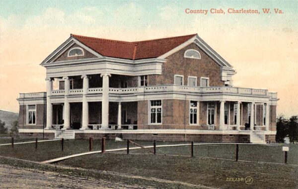 Charleston West Virginia Country Club Vintage Postcard AA92419