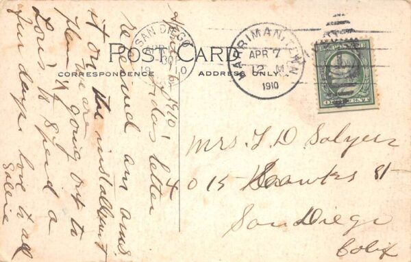Harriman Tennessee County Bridge over Clinch River Vintage Postcard AA92483 - Image 2