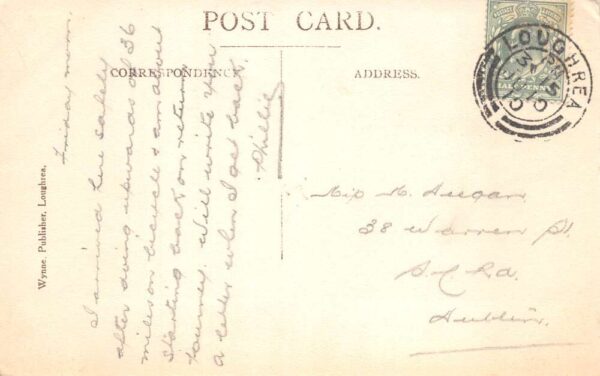 Loughrea Ireland Main Street Vintage Postcard AA92488 - Image 2
