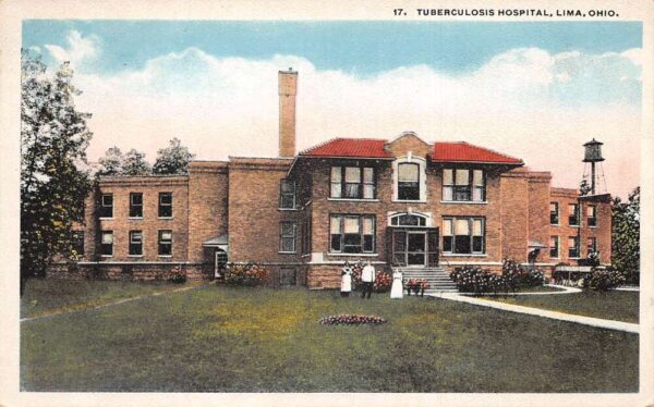Lima Ohio Tuberculosis Hospital Vintage Postcard AA92503