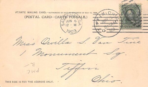 Savannah Georgia Greetings New Post Office Vintage Postcard AA92527 - Image 2