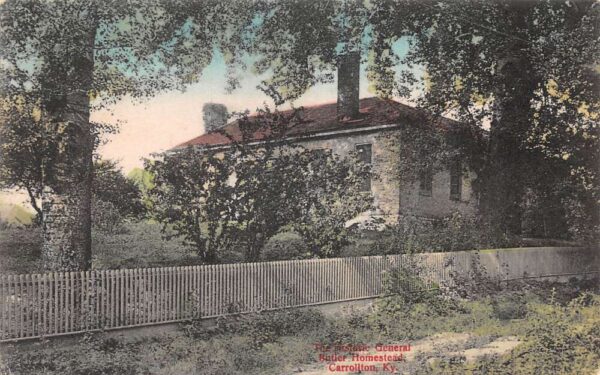 Carrollton Kentucky General Butler Homestead Vintage Postcard AA92543