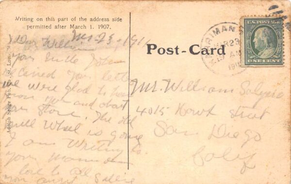 Harriman Tennessee Old Mill Vintage Postcard AA92545 - Image 2