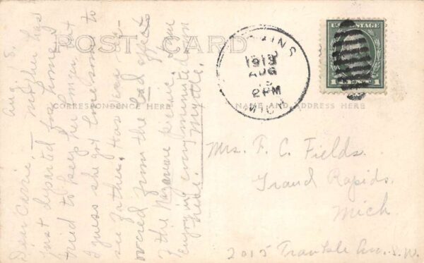 Hopkins Michigan Schafer Black Ice Cream Soda Real Photo Postcard AA92554 - Image 2