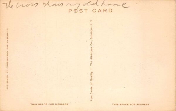 Cumberland Gap Tennessee Birds Eye View Virginia Kentucky Postcard AA92564 - Image 2