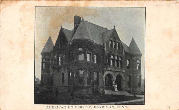 Harriman Tennessee American University Vintage Postcard AA92566