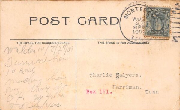 Harriman Tennessee American University Vintage Postcard AA92566 - Image 2