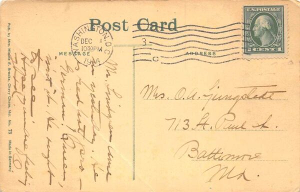 Great Falls Virginia Dickey's Farm House Vintage Postcard AA92997 - Image 2