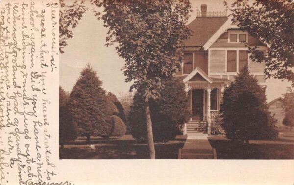 Spring Grove Minnesota Residence Home Exterior Real Photo Postcard AA93287