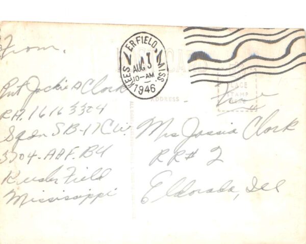 Biloxi Minnesota Kessler Field Chapel Two Real Photo Postcard AA93296 - Image 2