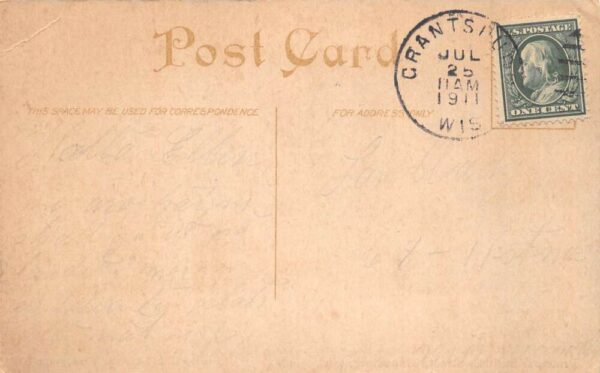 Grantsburg Wisconsin Principal Business Street Vintage Postcard AA93305 - Image 2