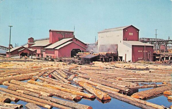 Fort Bragg California Main Sawmill & Barker, Union Lumber Co., PC U21939