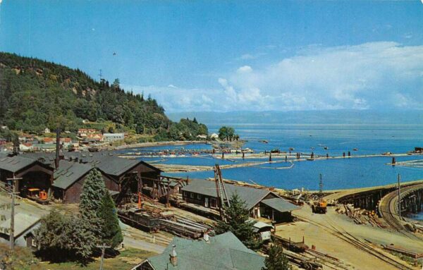 Sekiu Washington Village View, Chrome, Vintage Postcard U21940