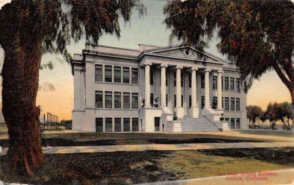 Corona California High School Vintage Postcard AA98875