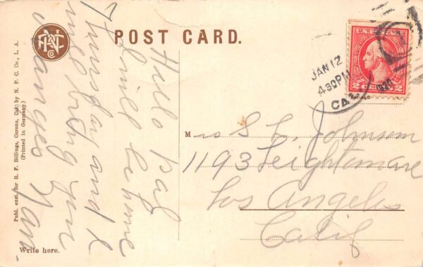 Corona California High School Vintage Postcard AA98875 - Image 2