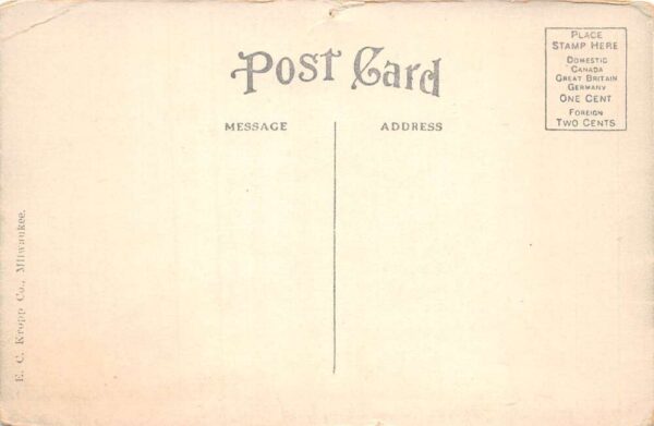 Lake Mills Wisconsin Schultz Cottage Hotel Vintage Postcard AA98880 - Image 2