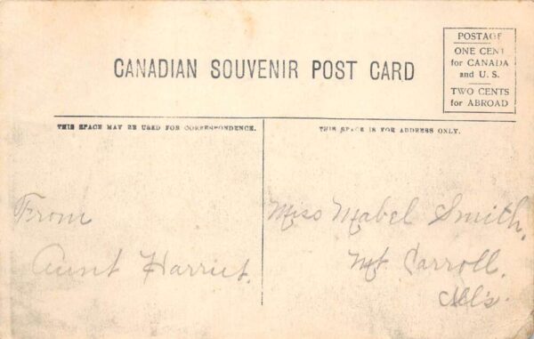 Manitou Manitoba Canada Fuller Street Looking West Vintage Postcard AA98893 - Image 2