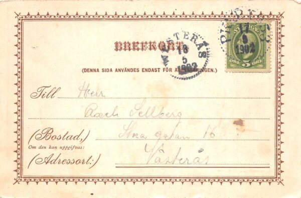 Jamtland Sweden Holbacksbuan Lapland Home Vintage Postcard AA98898 - Image 2