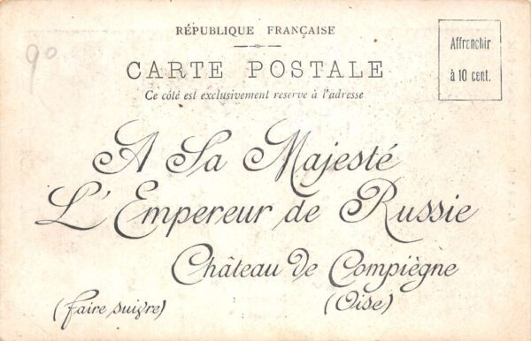 South Africa Boer War Russian Emporer Vintage Postcard AA98900 - Image 2
