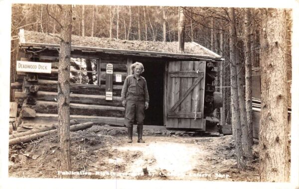 Deadwood South Dakota Deadwood Dick Richard Clarke Real Photo Postcard AA99120