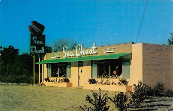 Myrtle Beach South Carolina Sea Chest Shells Giftshop Vintage Postcard AA99126