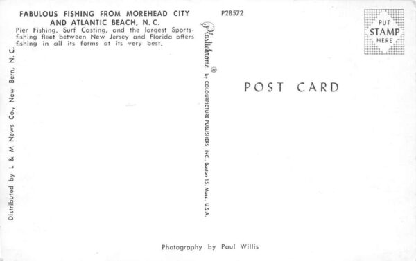 Morehead City North Carolina Atlantic Beach Fishing Pier Coke Sign PC AA99129 - Image 2