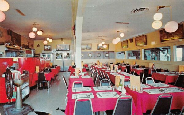 Eureka California Lazio's Seafood Restaurant Vintage Postcard AA99144