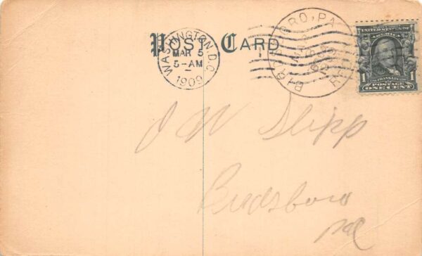 Bill and the Possum President Taft Golf Club Vintage Postcard AA99169 - Image 2