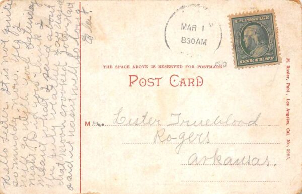 Bridal Veil Falls Oregon Logging Camp Vintage Postcard AA99174 - Image 2