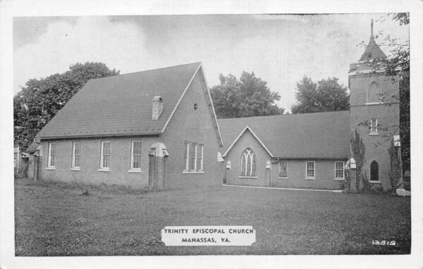 Manassas Virginia Trinity Episcopal Church Vintage Postcard AA99196